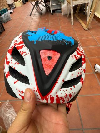 Casco bici niños con luz