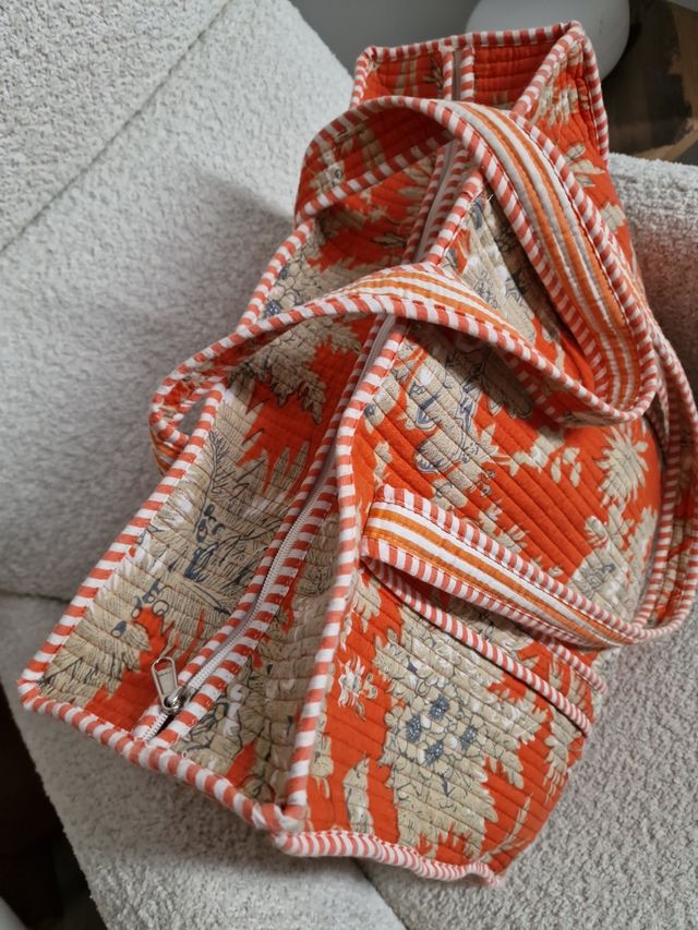 Bolso acolchado verano - Naranja