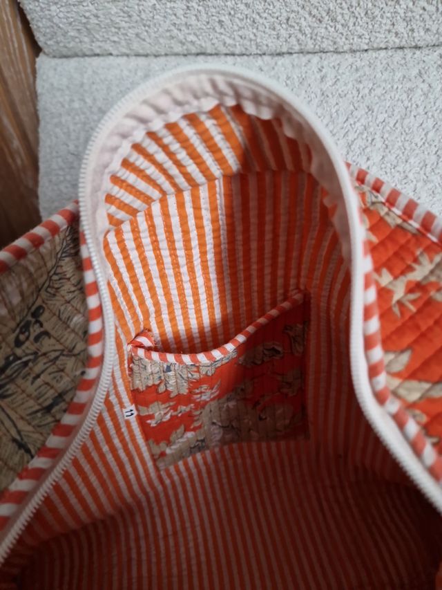 Bolso acolchado verano - Naranja