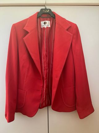 Chaqueta americana roja NUEVA