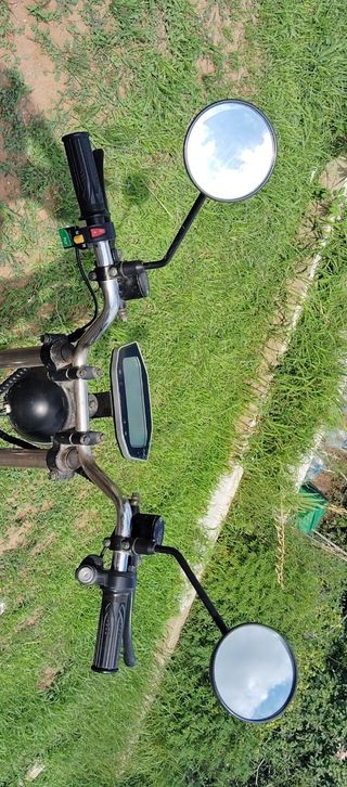 Moto eléctrica azul Gran Scooter Citycoco