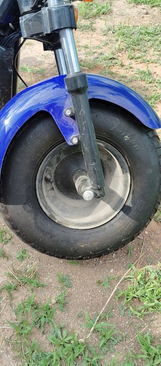 Moto eléctrica azul Gran Scooter Citycoco