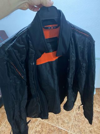 Chaqueta moto cuero Spidi
