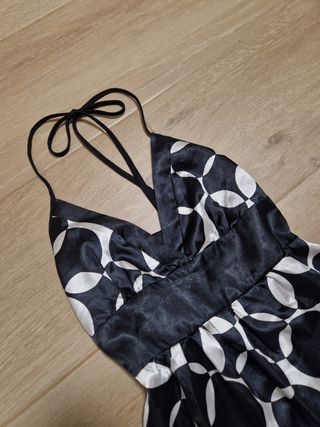 Abito Y2K bianco e nero Tg S