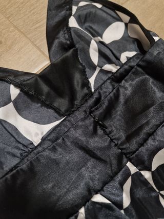 Abito Y2K bianco e nero Tg S