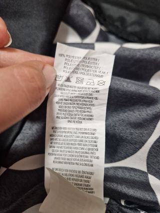 Abito Y2K bianco e nero Tg S