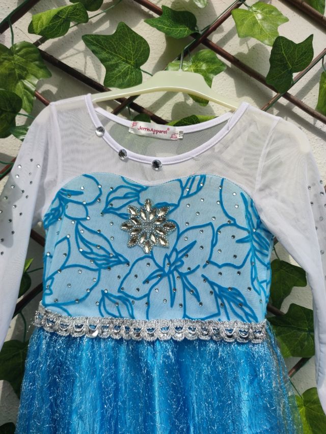Vestido Elsa Frozen niña talla 110