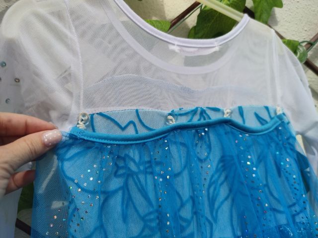 Vestido Elsa Frozen niña talla 110