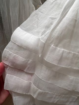 Traje comunión blanco para niña.