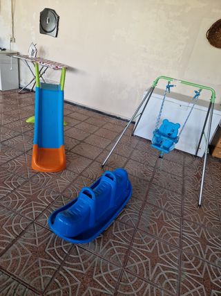 Balancín infantil azul