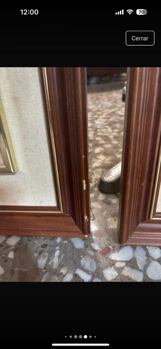 3 Cuadros - Flores y paisaje