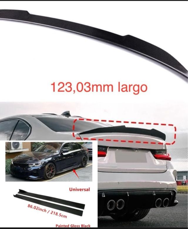 Alerón BMW y faldones Universales - Tuning