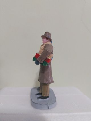 Figuras pareja Navidad vintage