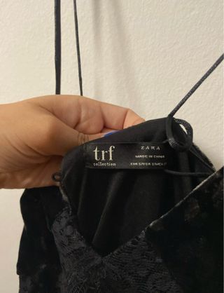 Vestido negro Zara - Fiesta