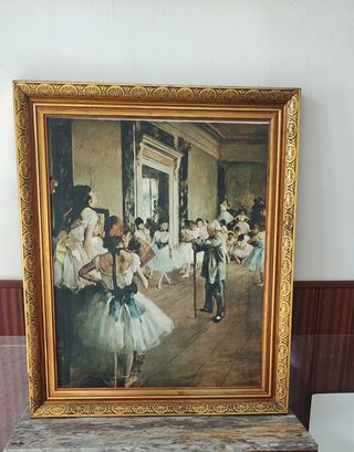 Cuadro Degas: Clase de Danza