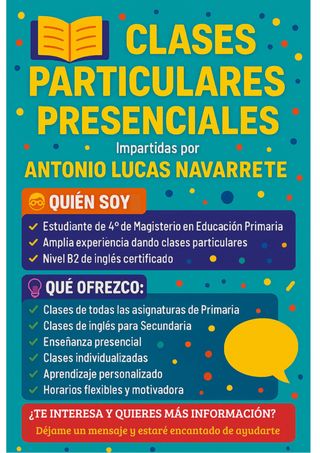CLASES PARTICULARES DE PRIMARIA EN ELCHE