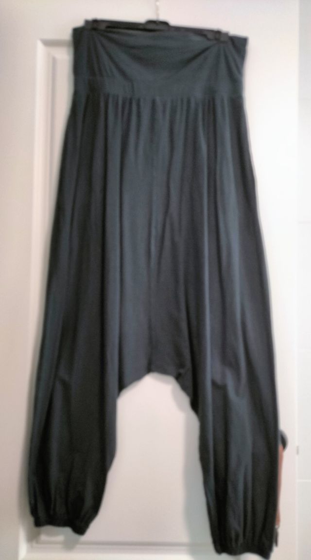 Pantalón Harem Verde