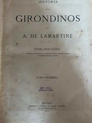 Historia de los Girondinos