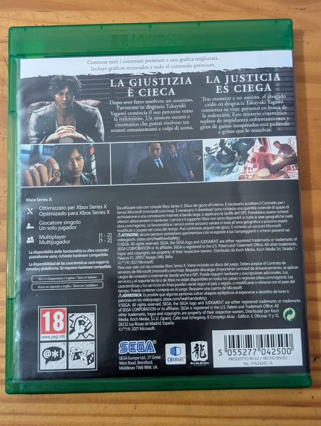 Judgment Xbox Series X