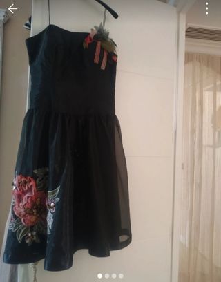 Vestido negro fiesta - Talla M