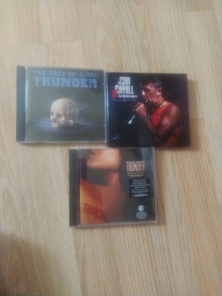 2 CDs Thunder:( Rock Clásico inglés) y John mayall