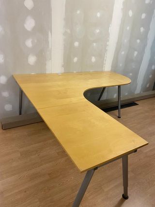 Mesa escritorio esquinera - madera