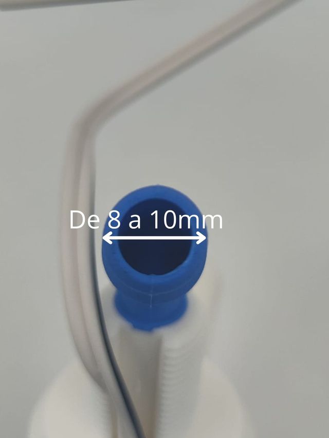 Grifo agua fría caravana blanco Novo 12V