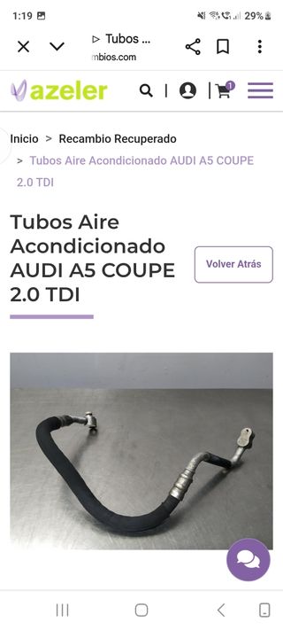 Tubos Aire Acond. AUDI A5 Coupe 2.0 TDI