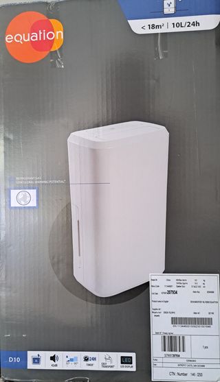 Deumidificatore Equation D10 - 10L/24h