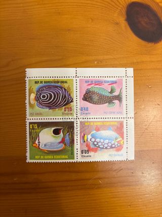 Sellos Guinea Ecuatorial - Peces