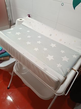 Bañera cambiador bebé plegable