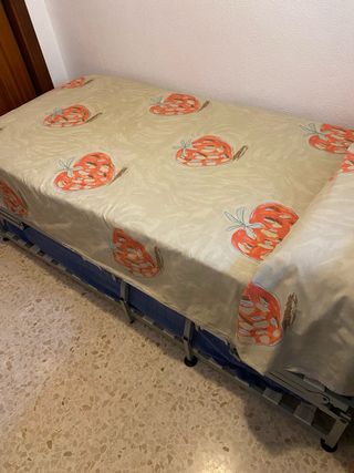 Litera Pardo Vega gris metal y madera