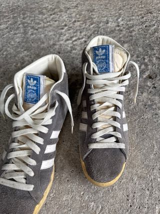 Adidas - Scarpe da ginnastica alte grigie