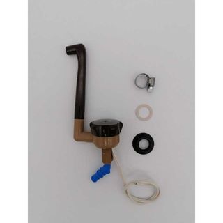 Grifo agua fría caravana marrón Novo 12V