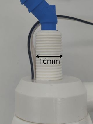 Grifo agua fría caravana marrón Novo 12V