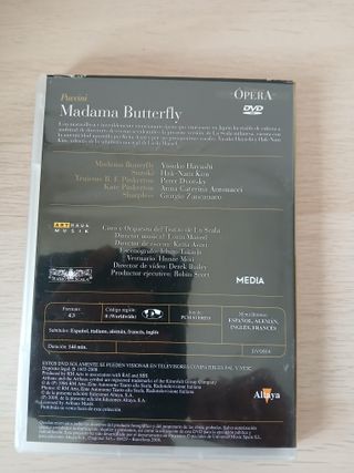 DVD Ópera Madama Butterfly - Puccini