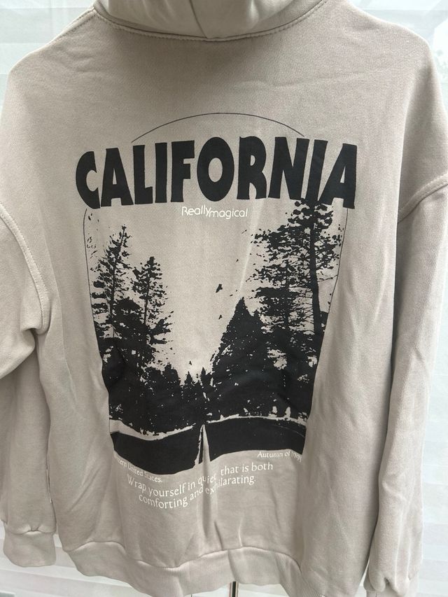 Sudadera California beige