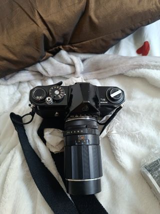 Asahi Pentax Cámara - Objetivo 135mm