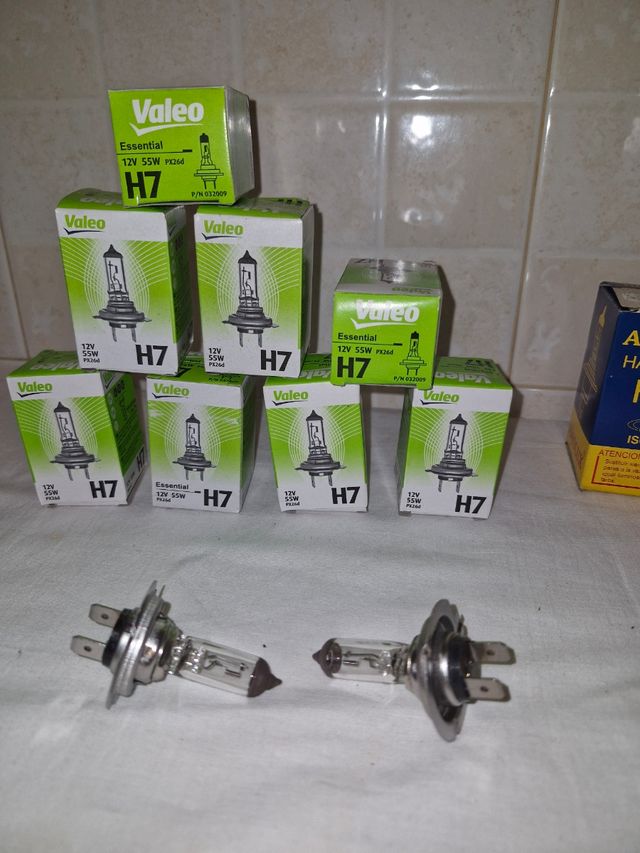 Bombillas halógenas H4 y H7