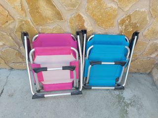 PAR de dos sillas Plegables Niños 19€ las 2