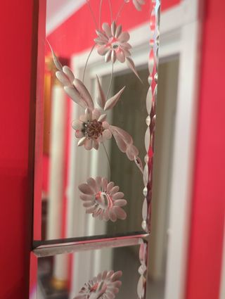 Espejo Veneciano Flores 70x107cm