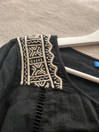 Blusa negra Melaka - Talla S