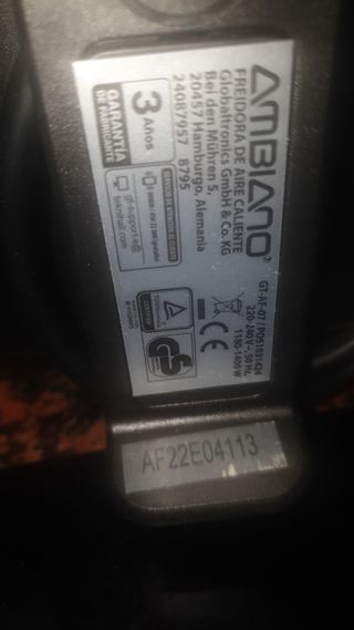 Freidora Ambiano 3L - Como nueva