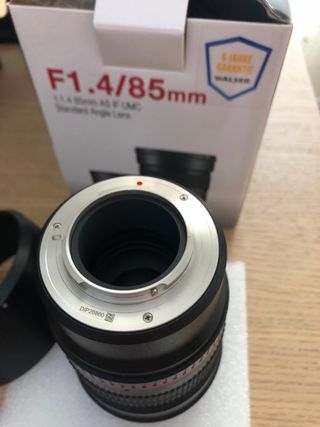 Samyang 85mm f1.4 Objetivo M4/3