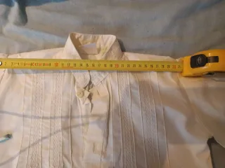 Camisa fallera bebé - crema