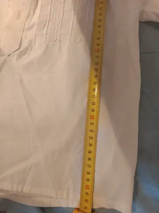 Camisa fallera bebé - crema