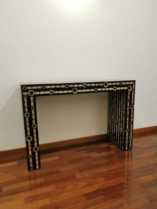 Mueble Recibidor nácar negro | Mueble