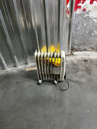 Radiador eléctrico portàtil antiguo