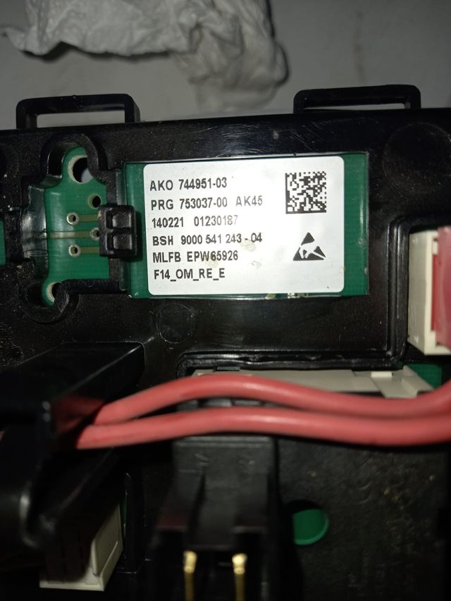 Placa lavadora BSH Balay