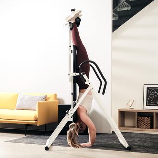 Banco inversión gravedad plegable